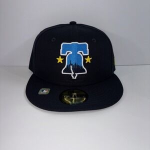 Men's New Era Navy Philadelphia Phillies 2024 City Connect 59FIFTY Hat 7 1/4 NEW